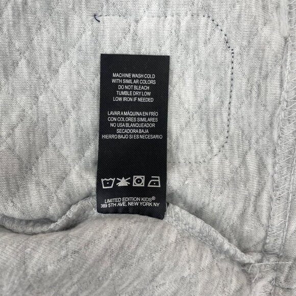 Perry Ellis America Jacket Lightweight Quilted Snap Gray 3 Month New - Picture 9 of 12